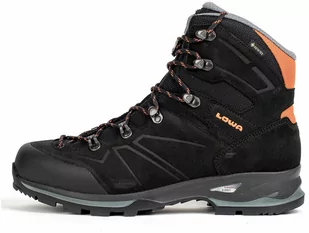 Buty trekkingowe męskie Lowa Baldo GTX Wide poszerzone gore-tex schwarz/orange wodoodporne (210618 0920) - Buty trekkingowe męskie - miniaturka - grafika 1