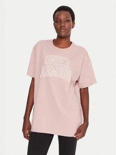 Under Armour T-Shirt Ua Rival Campus 6007883 Różowy Oversize - Koszulki i topy damskie - miniaturka - grafika 1