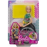 Lalki dla dziewczynek - Mattel Barbie Fashionistas Lalka Na Wozku Astra Grb93 Wb2 - miniaturka - grafika 1
