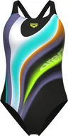 Stroje kąpielowe - Damski Strój Kąpielowy Women's Arena Water Fluids Swimsuit Swim dress blues rozmiar 26 - miniaturka - grafika 1