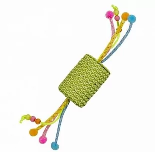 DUVO+ Zabawka dla kota rolka ze sznurkami yellow - Zabawki dla kotów - miniaturka - grafika 1
