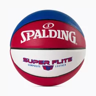 Koszykówka - Piłka do koszykówki Spalding Super Flite czerwona/biała/niebieska rozmiar 7 - miniaturka - grafika 1