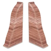 Listwy przypodłogowe - Arbiton Zakończenie lewe i prawe do listwy LM55 dąb czerwony - miniaturka - grafika 1