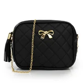 Torebki damskie - Alessio TOREBKA Damska PIKOWANA na ramię łańcuszek QUILTED CROSSBODY - miniaturka - grafika 1