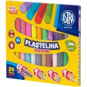 Masy plastyczne - Plastelina Astra 24 kolory - miniaturka - grafika 1