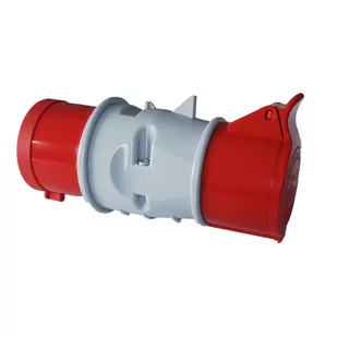 Adapter (przejściówka) wtyczka 32A/5st. + gniazdo 16A/5st. IP44 - Gniazdka elektryczne - miniaturka - grafika 1