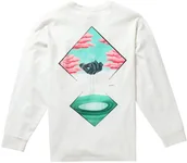 Koszulki męskie - t-shirt BURTON YEASAYER LS TEE Stout White - miniaturka - grafika 1