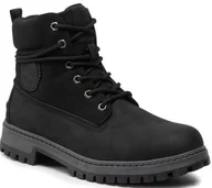 Buty trekkingowe męskie - BIG STAR Trapery KK174206 Czarny - miniaturka - grafika 1