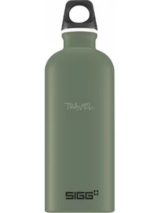 SIGG Butelka SIGG Traveller Leaf Green 0.6L 8744.10 8744.10 - Shakery i bidony sportowe - miniaturka - grafika 1