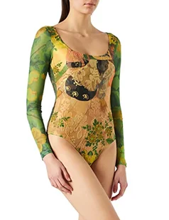 Desigual Damska koszulka z krótkim rękawem, zielony, XL - Koszulki i topy damskie - miniaturka - grafika 1