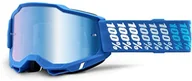 Gogle i okulary motocyklowe - 100% Motocross Gloss Accuri 2 Verspiegelt, Yarger - Blau Weiß, 50221-25 - miniaturka - grafika 1