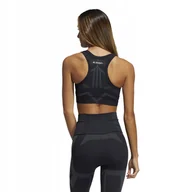 Biustonosze - Stanik Sportowy adidas Studio 2Tone Bra Czarny rozmiar XS - miniaturka - grafika 1