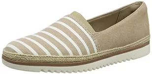 Clarks Serena Paige damskie sneakersy, Piaskowy tekstylny zamsz kombi, 35.5 eu - Sneakersy damskie - miniaturka - grafika 1