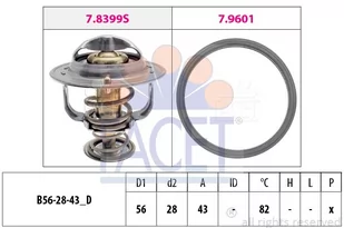 Termostat, płyn chłodzący Facet 7.8404 - Termostaty - miniaturka - grafika 1