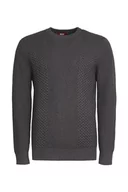 Swetry męskie - ESPRIT Sweter męski, 020 / ciemnoszary, XL - miniaturka - grafika 1