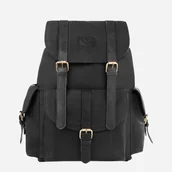 Plecaki - Plecak męski A4 Paolo Peruzzi SI-05-BL Czarny (5905567205385). Plecaki - miniaturka - grafika 1