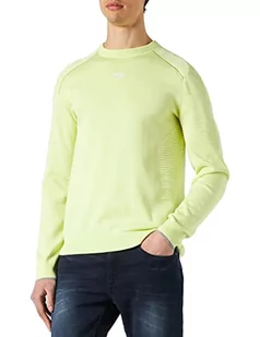 BOSS Sweter męski Rowler, Jasny/pastelowy zielony 337, 3XL - Swetry męskie - miniaturka - grafika 1