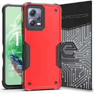 Etui i futerały do telefonów - ETUI EXOGUARD DUAL + SZKŁO - XIAOMI REDMI NOTE 12 5G / POCO X5 5G - PANCERNE CASE OBUDOWA FUTERAŁ - miniaturka - grafika 1