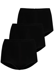 Teyli Wielopak (3 w zestawie) Bielizna Majtki Damskie - Figi Koronkowe - Figi Przezroczyste z Siateczki Czarne L - Majtki damskie - miniaturka - grafika 1
