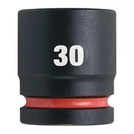 Klucze i nasadki - Milwaukee nasadka udarowa 30 mm 3/4" 6-kątna Shockwave krótka metryczna 4932480368 - miniaturka - grafika 1
