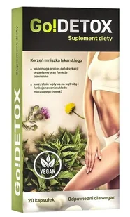 Go!Detox suplement diety wspomagający pracę wątroby 20 kapsułek - Suplementy naturalne - miniaturka - grafika 1
