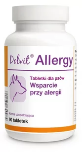 Dolfos Dolvit Allergy 90 tabletek 22182-uniw - Suplementy i witaminy dla psów - miniaturka - grafika 1