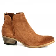 Botki damskie - Botki zamszowe damskie CARINII - Carinii - miniaturka - grafika 1