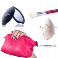 Zestawy do manicure i pedicure - Bocca Beauty, Zestaw podróżny do makijażu kosmetyczka lusterko - miniaturka - grafika 1