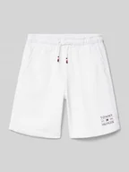 Spodnie i spodenki dla chłopców - Szorty z dzianiny dresowej z wpuszczanymi kieszeniami - miniaturka - grafika 1