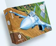 Puzzle - Puzzle lotnicze AeroPuzzle Samolot ukraiński Su-27 - miniaturka - grafika 1