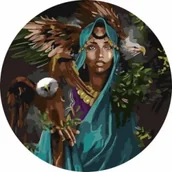 Malowanie po numerach - Twoje Hobby Malowanie po numerach okrągłe - Pod ochroną orłów - miniaturka - grafika 1