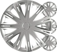 Kołpaki samochodowe - Kołpaki samochodowe 4szt. komplet spark srebrne 14" cali color box - miniaturka - grafika 1