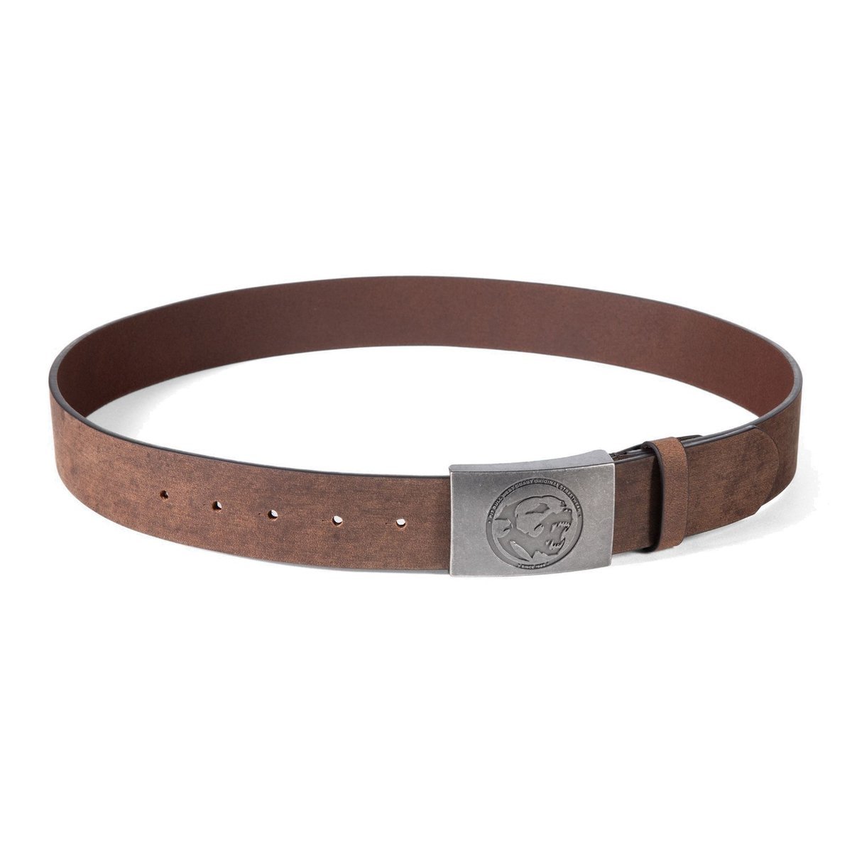 Pasek męski Pitbull Original Leather Bones brązowy 728006850001 95