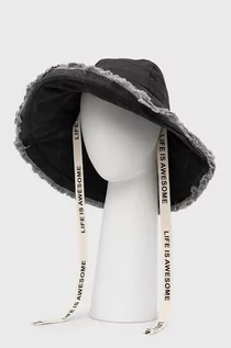 Czapki damskie - Desigual kapelusz kolor szary - grafika 1