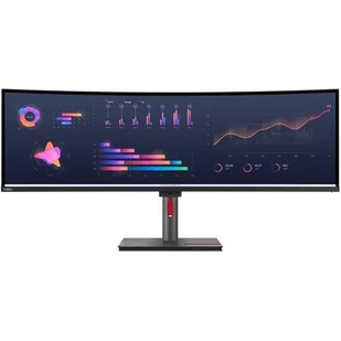 Lenovo ThinkVision P49w-30 49" 5K IPS Black (63DBRAT1EU) - Monitory - miniaturka - grafika 2