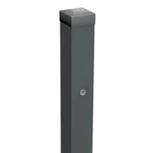 Akcesoria do ogrodzeń - Polargos Słupek bramy i furtki z nitonakrętką 7 x 7 x 215 cm antracyt mat - miniaturka - grafika 1