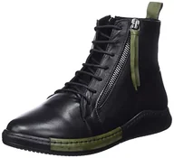 Botki damskie - Manitu Damskie sztyblety 990167-07, zielone, 42 UE - miniaturka - grafika 1