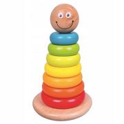 Zabawki interaktywne dla dzieci - Martens Balansująca wieża na paliku 81032 - miniaturka - grafika 1
