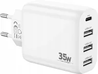 Ładowarki do telefonów - Ładowarka Sieciowa 35W Zestaw 2 Sztuki Creapico Qc 4-Portowa Usb-C + Usb-A - miniaturka - grafika 1