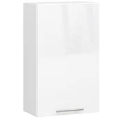 Meble kuchenne - Wisząca Szafka Kuchenna Oliwia W 50Cm Biała-Biała Połysk H720 - miniaturka - grafika 1
