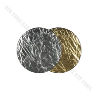 Akcesoria fotograficzne - GlareOne GlareOne Blenda 2w1 srebrno złota 60cm - miniaturka - grafika 1