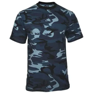 Koszulka T-shirt Mil-Tec US STYLE - Tarn Sky Blue XXL - Odzież taktyczna i umundurowanie - miniaturka - grafika 1