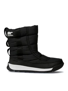 Sorel Śniegowce Youth Whitney II Puffy Mid NY3873 Czarny - Buty dla dziewczynek - miniaturka - grafika 1