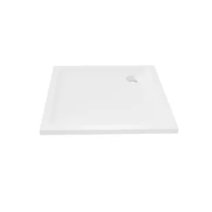 Brodzik kwadratowy New Trendy Mild 100x100x4,5 biały akryl B-0627 - Brodziki prysznicowe - miniaturka - grafika 1