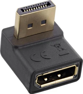 Adapter AV InLine InLine® DisplayPort Adaptor, DisplayPort male/female upward angled - Złącza, przejściówki, adaptery - miniaturka - grafika 1