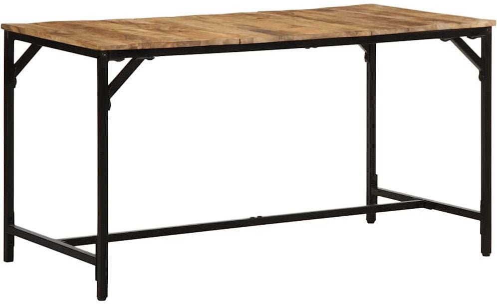 vidaXL Stół jadalny 140x70x75 cm Drewno lite surowe mango