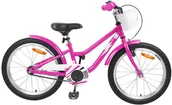 Rowery - vidaXL Rower Dziecięcy 20 Cali dla dzieci w wieku 6-11 lat Ciemny Róż - miniaturka - grafika 1