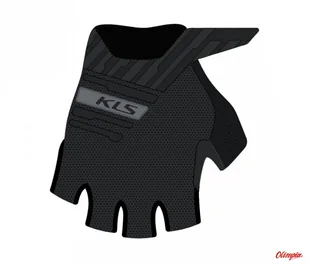 Rękawiczki rowerowe krótkie Kellys KLS CUTOUT 022 black - Rękawiczki rowerowe - miniaturka - grafika 1