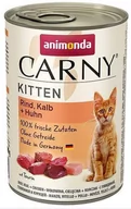 Mokra karma dla kotów - Animonda Carny Kitten Wołowina + Cielęcina + Kurczak Puszka 400G - miniaturka - grafika 1