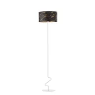 Lampy stojące - Lampa podłogowa do salonu JERSEY MARMUR, czarny - miniaturka - grafika 1